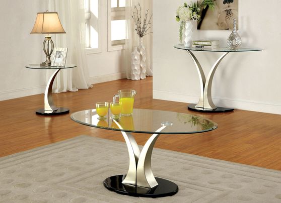میز جلو مبلی طرحی مدرن شیشه ای